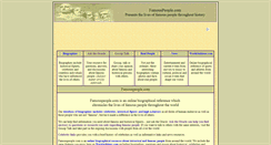 Desktop Screenshot of famouspeople.com